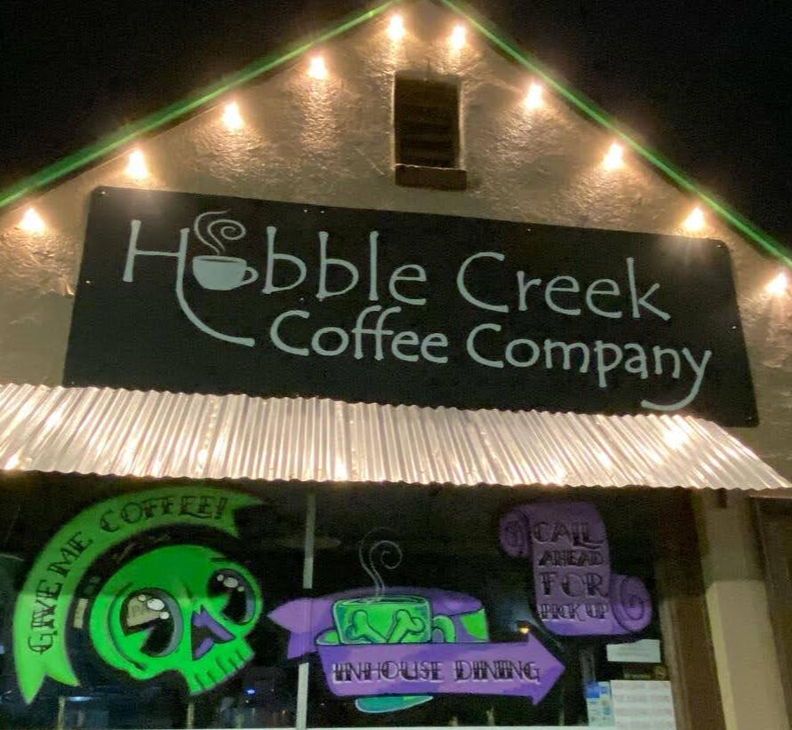 window paint advertisement skull Wonky