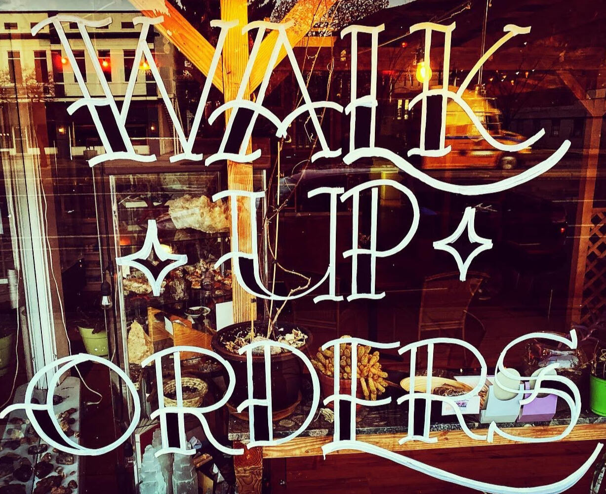 window art hand paint Wonky tattoo